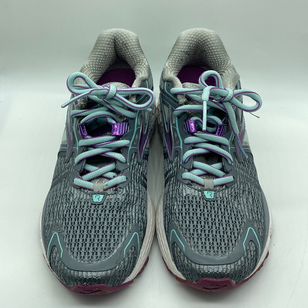 Brooks Ravenna 6 Running Shoes Silver/Teal/Purple 1201821B037 Women Sz 6.5 M